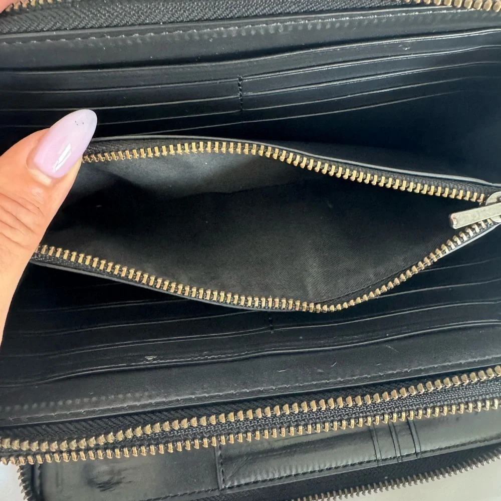 Coach double zip